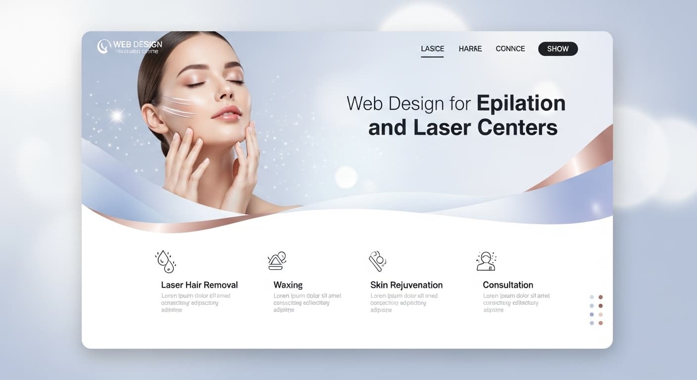 Epilasyon ve Lazer Merkezleri İçin Web Tasarımı